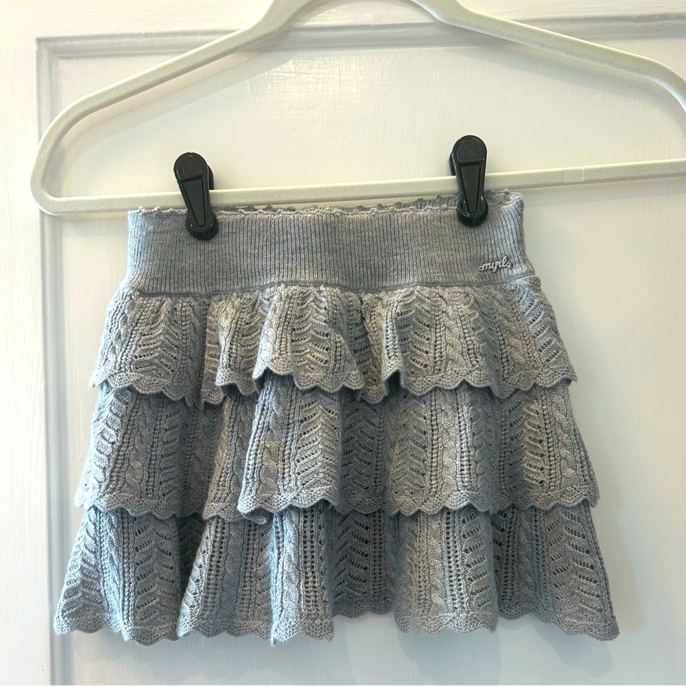 Gray Sweater Skirt